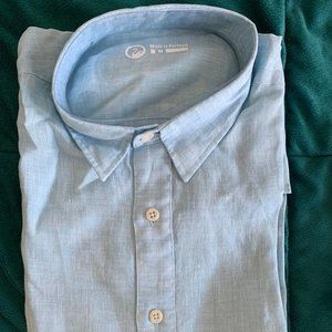 Light Blue Linen Outlier Shirt